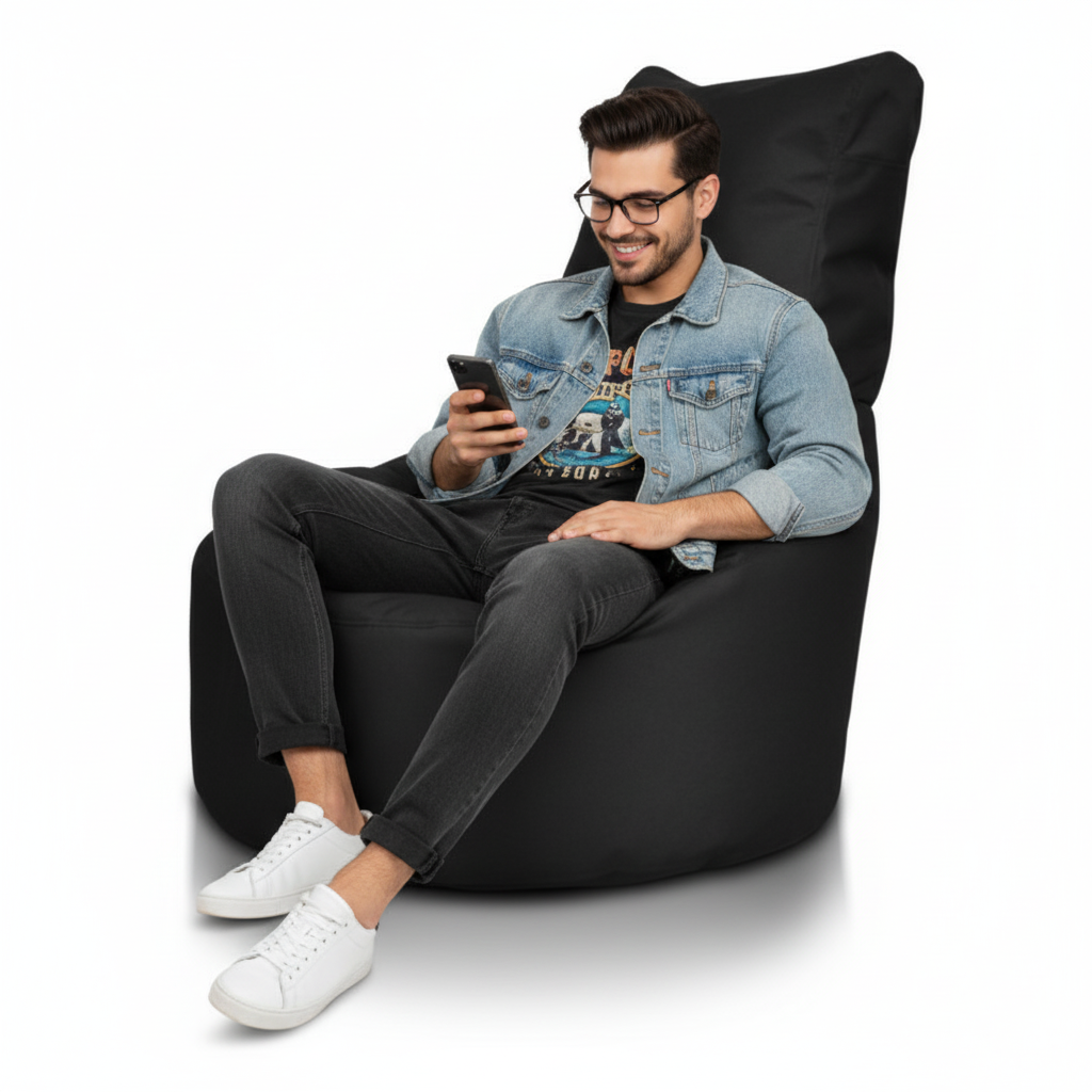 fotoliu beanbag seat lazyboy black
