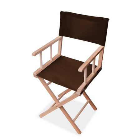 scaun regizor pliabil lemn lazyboy cu textila neagra 1