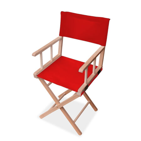 scaun regizor pliabil lemn lazyboy cu textila neagra 1