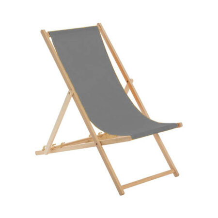 sezlong pliabil scaun plaja lemn lazyboy personalizat logo negru